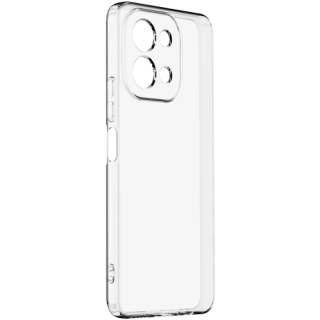 Vivo Y28 Kılıf Kamera Korumalı Esnek Silikon Kapak - Şeffaf