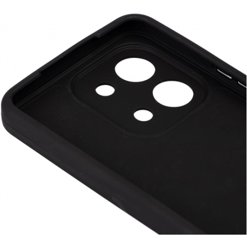 Vivo Y28 Kılıf Silikon Mat Esnek Kamera Korumalı Biye Kapak - Siyah