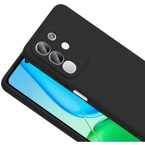 Vivo Y29 4G Kılıf İçi Kadife Mat Mara Lansman Silikon Kapak  - Koyu Mor