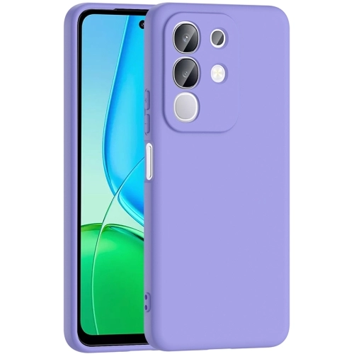 Vivo Y29 4G Kılıf İçi Kadife Mat Mara Lansman Silikon Kapak - Lila