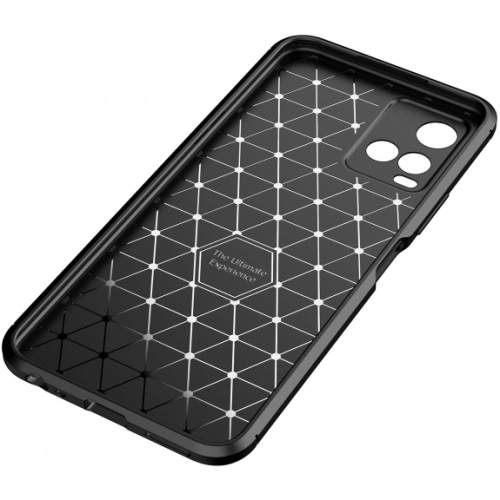 Vivo Y32 Kılıf Silikon Parmak İzi Bırakmayan Karbon Soft Negro Kapak - Lacivert