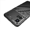 Vivo Y32 Kılıf Karbon Serisi Mat Fiber Silikon Negro Kapak - Lacivert
