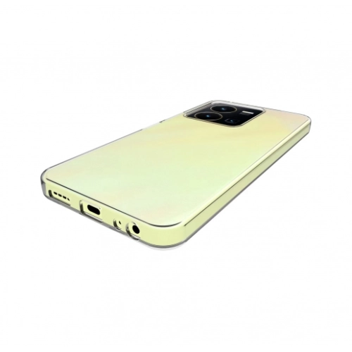 Vivo Y35 Kılıf Kamera Korumalı Esnek Silikon Kapak - Şeffaf