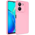 Vivo Y36 Kılıf İçi Kadife Mat Mara Lansman Silikon Kapak  - Pembe