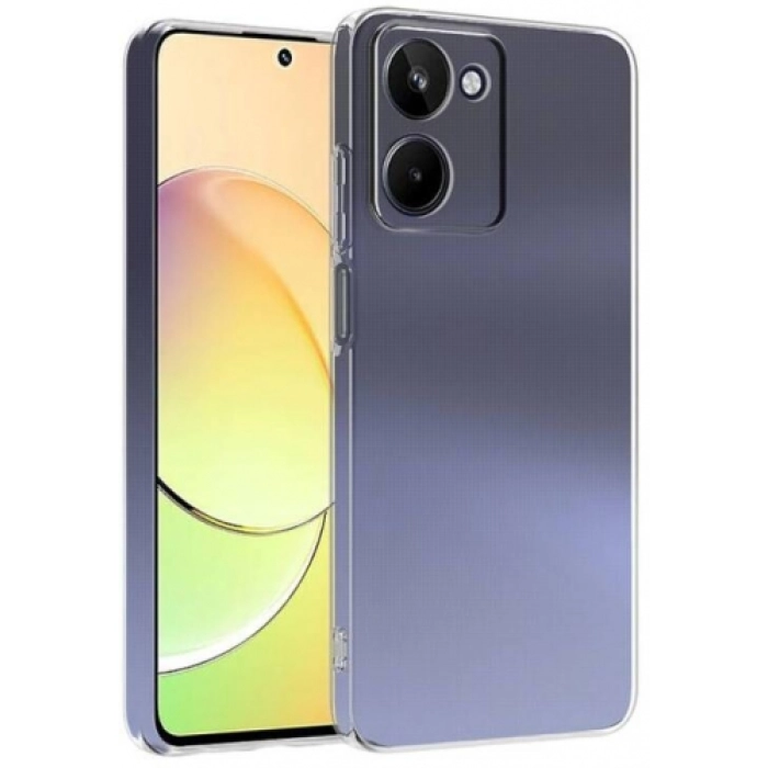 Vivo Y36 Kılıf Kamera Korumalı Esnek Silikon Kapak - Şeffaf