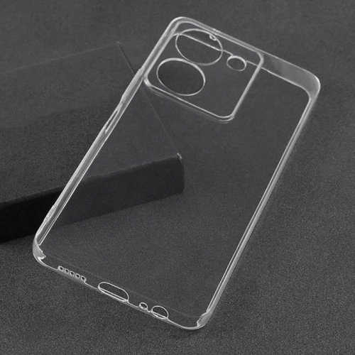 Vivo Y36 Kılıf Kamera Korumalı Esnek Silikon Kapak - Şeffaf