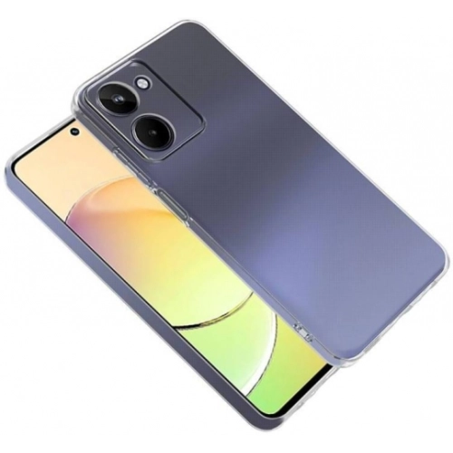 Vivo Y36 Kılıf Kamera Korumalı Esnek Silikon Kapak - Şeffaf