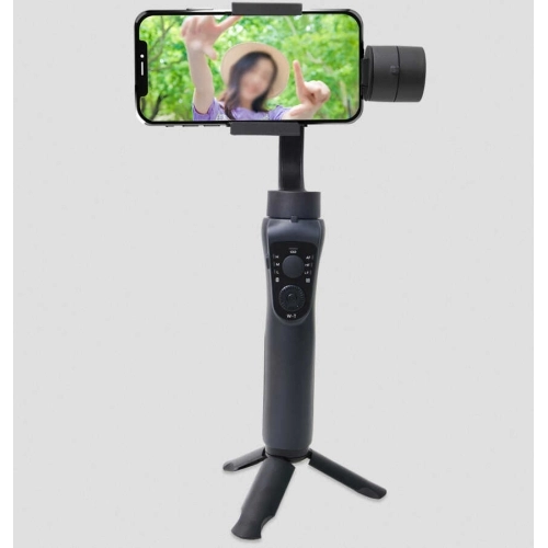 Wiwu 3-Axis S5B Gimbal Sabitleyici Hareketli Tripod - Siyah