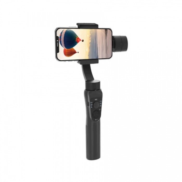 Wiwu 3-Axis S5B Gimbal Sabitleyici Hareketli Tripod - Siyah