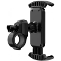 Wiwu CH037 Sarsıntı Önleyici 360 Derece Dönebilen Ayarlanabilir Motosiklet ve Bisiklet Telefon Tutucu - Siyah