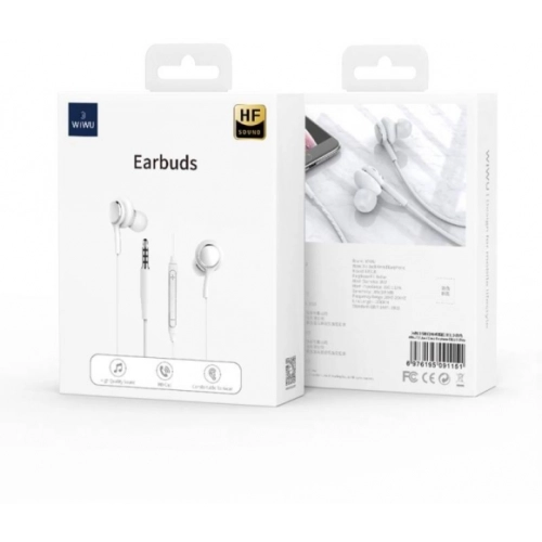 Wiwu EB310 Hi-Fi Ses Kaliteli 3.5mm Kulakiçi Kulaklık - Siyah