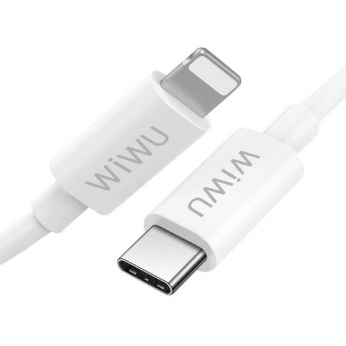 Wiwu G90 iPhone 20W Şarj PD To Lightning Kablo 1M - Beyaz