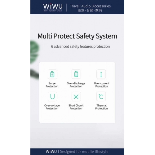 Wiwu JC-02 10000 Mah Powerbank - Beyaz