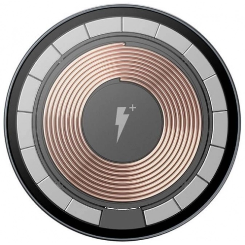 Wiwu M17 Magnetik Intelligent Transparan Wireless Şarj Ultra İnce Şeffaf 15W Android iOS Destekli - Siyah