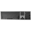 Wiwu MKB-03 Magic Keyboard Master iOS Android Windows İşletim Sistemi Uyumlu Bluetooth Kablosuz Klavye - Gri