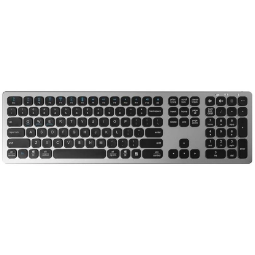 Wiwu MKB-03 Magic Keyboard Master iOS Android Windows İşletim Sistemi Uyumlu Bluetooth Kablosuz Klavye - Gri