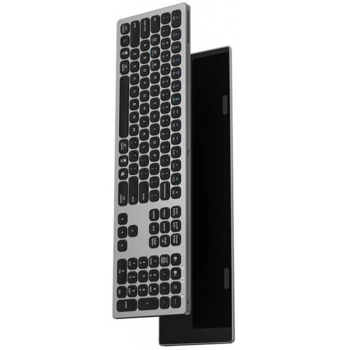 Wiwu MKB-03 Magic Keyboard Master iOS Android Windows İşletim Sistemi Uyumlu Bluetooth Kablosuz Klavye - Gri