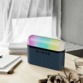 Wiwu P60 RGB Led Işıklı Thunder Wireless Bluetooth Speaker Hoparlör - Lacivert