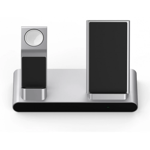 Wiwu Power Air 3 in 1 Kablosuz Şarj Standı Airpods Watch MF500 - Gri