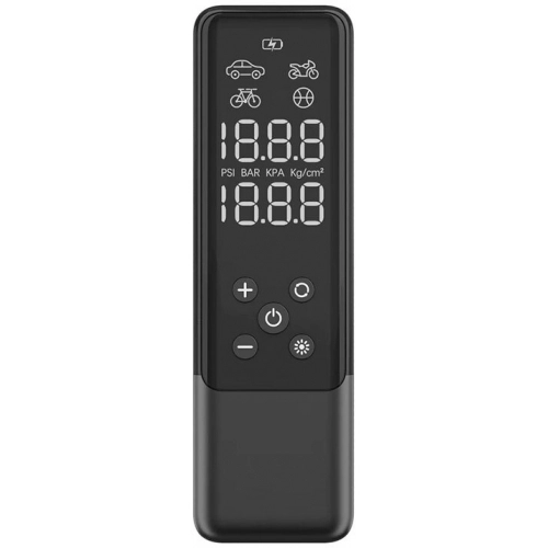 Wiwu Wi-Ai001 Çok Modlu Dijital Ekranlı Araç Hava Kompresörü - Siyah