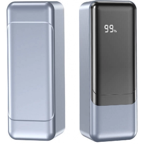 Wiwu Wi-P010 Tank Serisi LED Ekranlı Taşınabilir Powerbank 27000mAh 145W - Gri