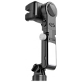 Wiwu Wi-SE006 Çok Fonksiyonlu Işıklı Gimbal Sabitleyici Tripod Selfie Çubuğu - Siyah