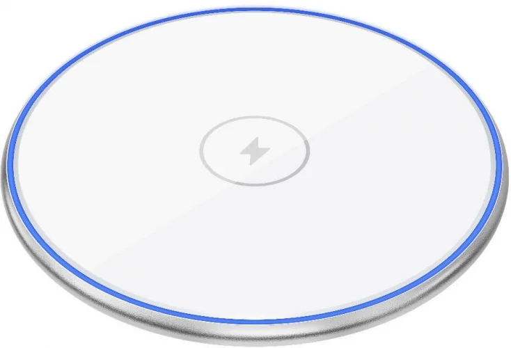 Wiwu Wi-W012 Quantus 15W Hızlı Şarj Özellikli Masaüstü Wireless Şarj Aleti - Beyaz