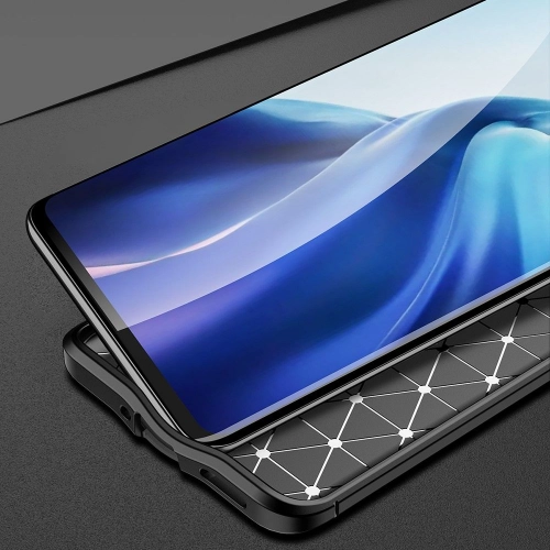 Xiaomi Mi 12 Pro Kılıf Deri Görünümlü Lüks Parmak İzi Bırakmaz Niss Silikon Kapak - Siyah