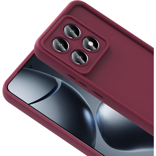 Xiaomi Mi 14T ile Uyumlu Kılıf Kamera Korumalı Silikon Ananas Kapak - Siyah