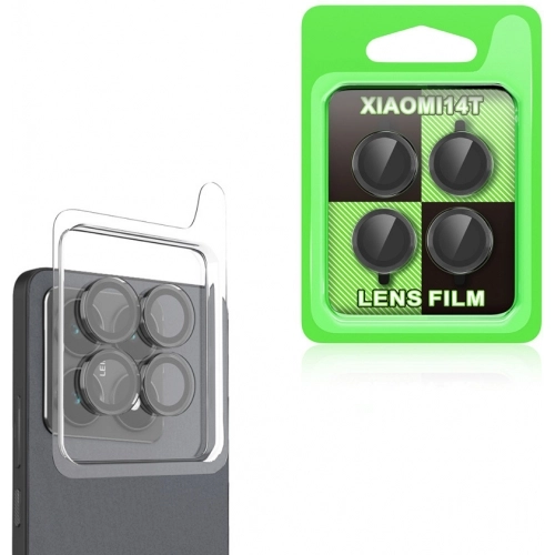 Xiaomi 14T Zore CL-07 Kamera Lens Koruyucu - Siyah