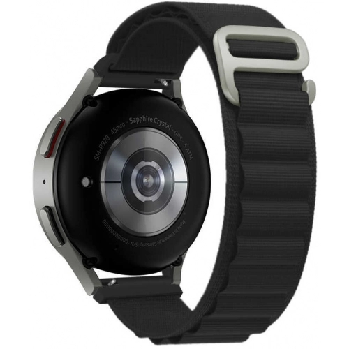 Xiaomi Amazfit Pace Kordon Hasır Metal Toka Dizaynlı KRD-74 - Siyah