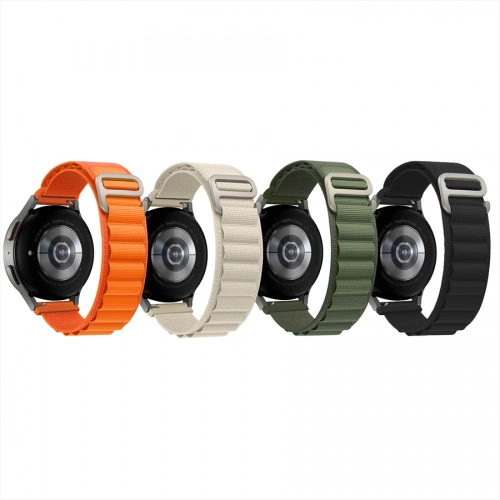 Xiaomi Amazfit Pace Kordon Hasır Metal Toka Dizaynlı KRD-74 - Yeşil