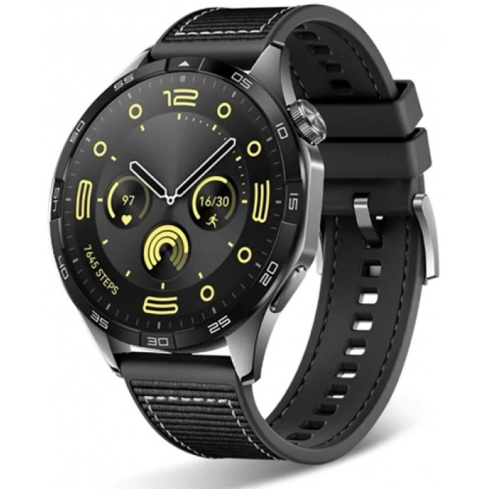 Xiaomi Amazfit Pace Silikon Kordon Spor Örgü Desen Dikişli KRD-102  - Siyah