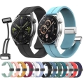 Xiaomi Amazfit Pace Silikon Kordon Zore KRD-84 Soft Pürüzsüz Metal Toka - Lila