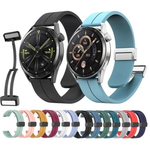 Xiaomi Amazfit Pace Silikon Kordon Zore KRD-84 Soft Pürüzsüz Metal Toka - Turkuaz