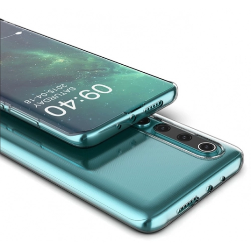 Xiaomi Mi 10 Kılıf Kamera Korumalı Esnek Silikon Kapak - Şeffaf