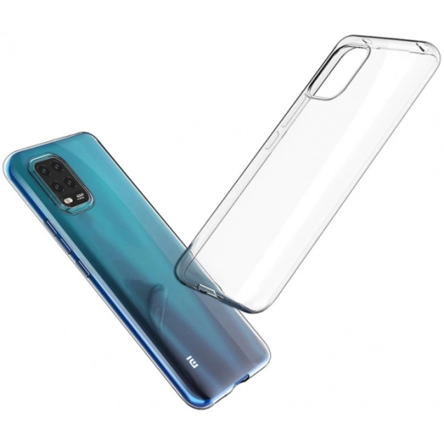 Xiaomi Mi 10 Lite Kılıf Kamera Korumalı Esnek Silikon Kapak - Şeffaf