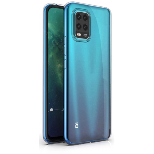 Xiaomi Mi 10 Lite Kılıf Kamera Korumalı Esnek Silikon Kapak - Şeffaf