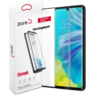 Xiaomi Mi 10 Nano Tam Kaplayan Polymer Ekran Koruyucu - Siyah