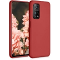 Xiaomi Mi 10T Kılıf İnce Soft Mat Renkli Esnek Silikon Kapak - Kırmızı