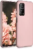 Xiaomi Mi 10T Kılıf İnce Mat Esnek Silikon - Rose Gold