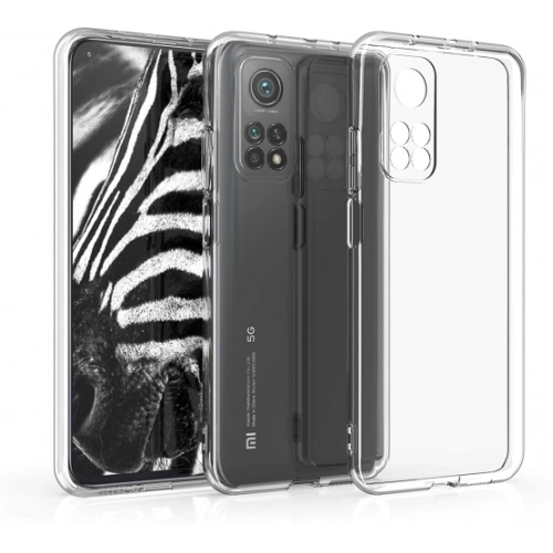 Xiaomi Mi 10T Kılıf Kamera Korumalı Esnek Silikon Kapak - Şeffaf