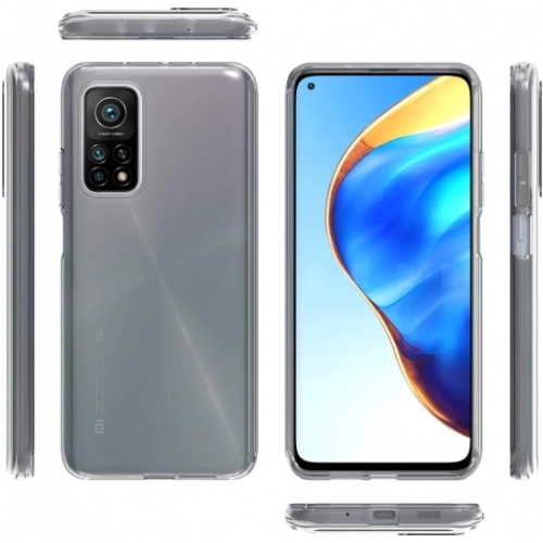 Xiaomi Mi 10T Pro Kılıf Kamera Korumalı Esnek Silikon Kapak - Şeffaf