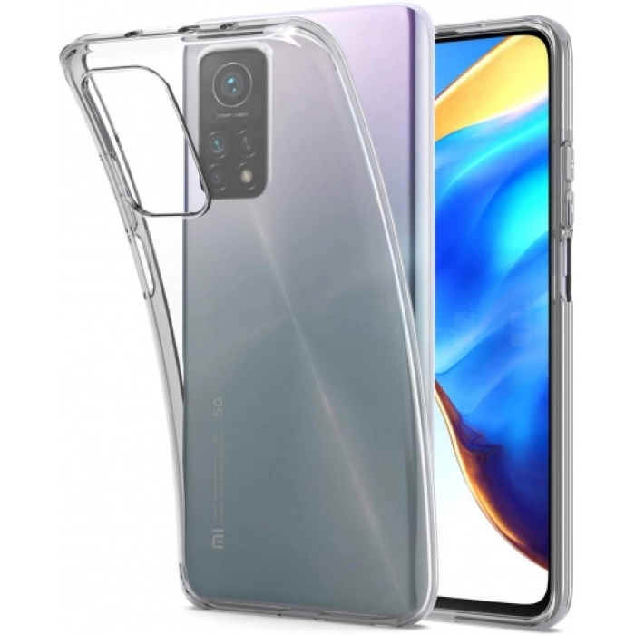 Xiaomi Mi 10T Pro Kılıf Kamera Korumalı Esnek Silikon Kapak - Şeffaf