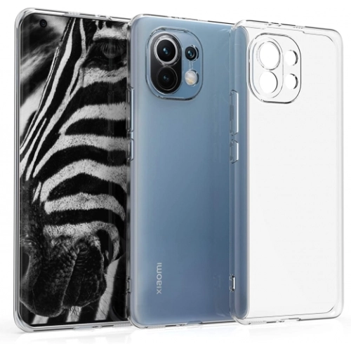 Xiaomi Mi 11 Kılıf Kamera Korumalı Esnek Silikon Kapak - Şeffaf