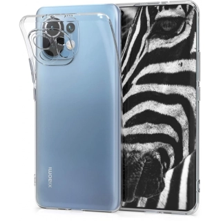 Xiaomi Mi 11 Kılıf Kamera Korumalı Esnek Silikon Kapak - Şeffaf