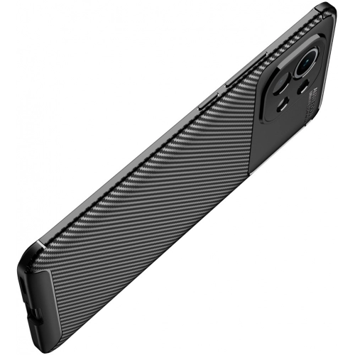 Xiaomi Mi 11 Kılıf Silikon Parmak İzi Bırakmayan Karbon Soft Negro Kapak - Siyah