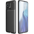 Xiaomi Mi 11 Kılıf Silikon Parmak İzi Bırakmayan Karbon Soft Negro Kapak - Siyah
