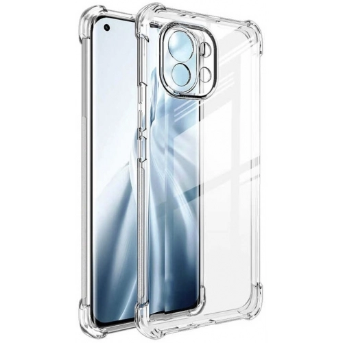 Xiaomi Mi 11 Lite Kılıf Silikon Köşe Korumalı Airbag Darbe Emici Kapak - Şeffaf