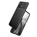 Xiaomi Mi 11 Lite Kılıf Silikon Parmak İzi Bırakmayan Karbon Soft Negro Kapak - Siyah